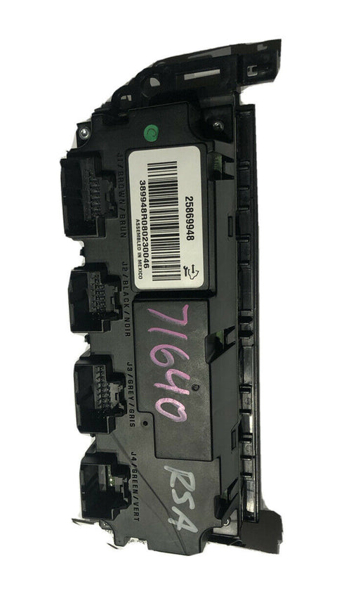 2007-2011 2010 Chevy  Silverado Sierra Ac Heater Climate Control Unit 25869948