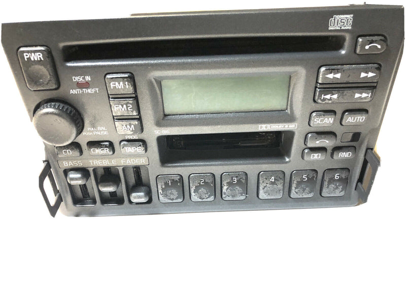 1997-04 VOLVO 40 70 90 SERIES RADIO RECEIVER SC816 CASSETTE CD PLAYER with CODE