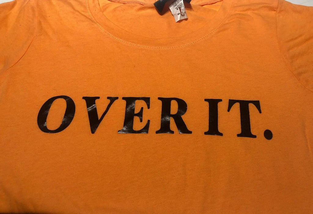 Over It Orange T-Shirt Size M by Nike