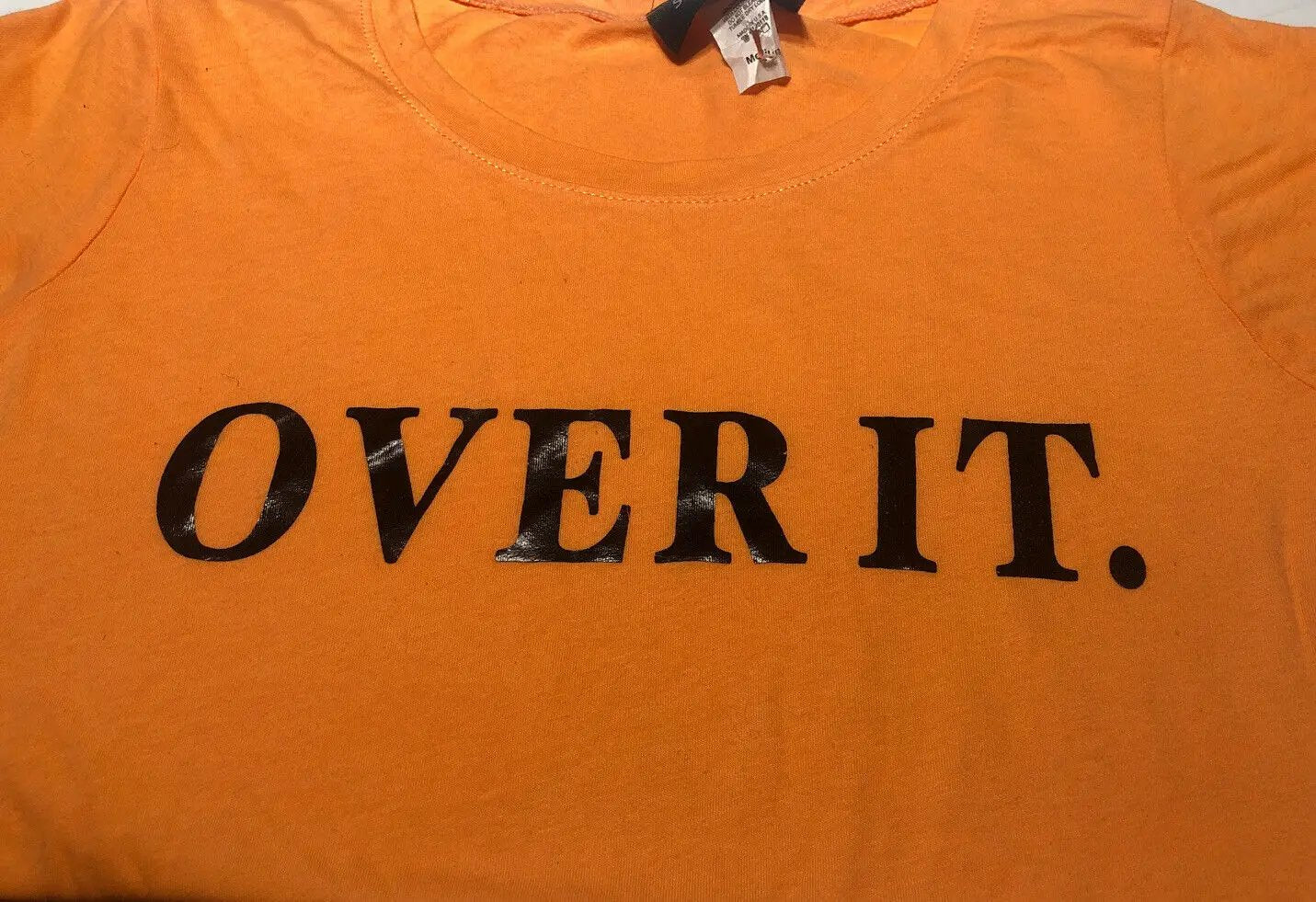 Over It Orange T-Shirt Size M by Nike