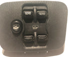 2002-2004 2003 Jeep Liberty Console Master Window Switch Dark Gray CLEAN!