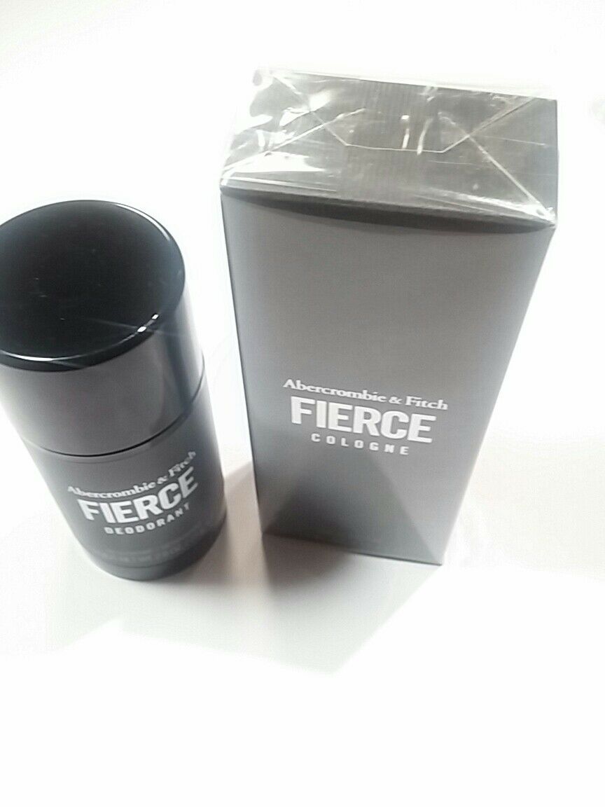 Abercrombie and Fitch Fierce cologne & men's deodorant set 1.7 FL. OZ. & 2.6 OZ#