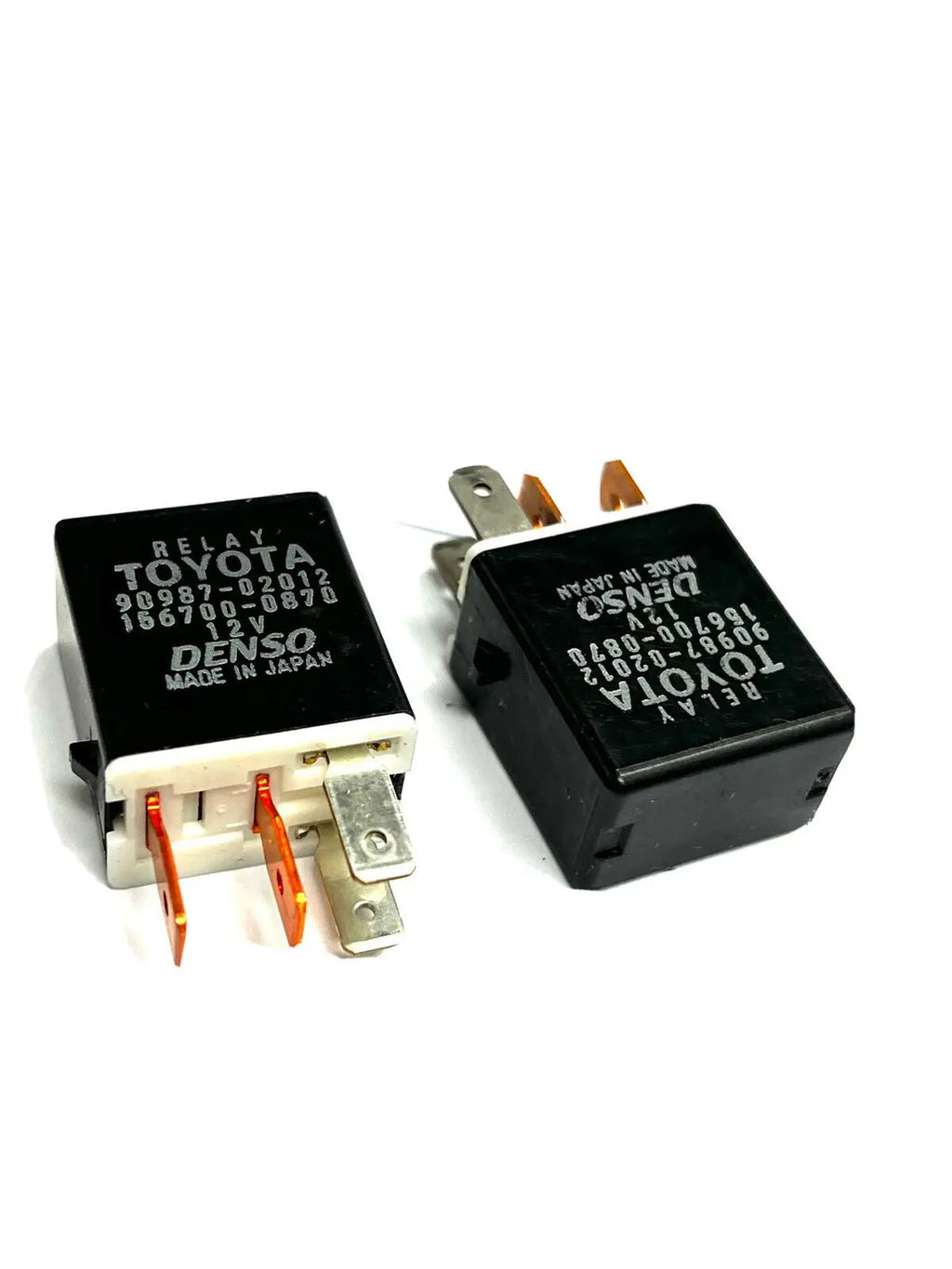 Set Of 2 TOYOTA LEXUS FACTORY ORIGINAL RELAY 90987-02012 BY DENSO 156700-0870 by DENSO