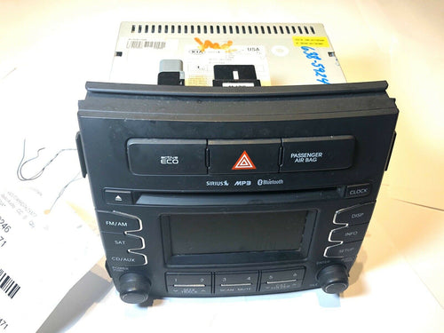 2012 2013 Kia Soul Single Disc CD MP3 Satellite Bluetooth Player Radio OEM