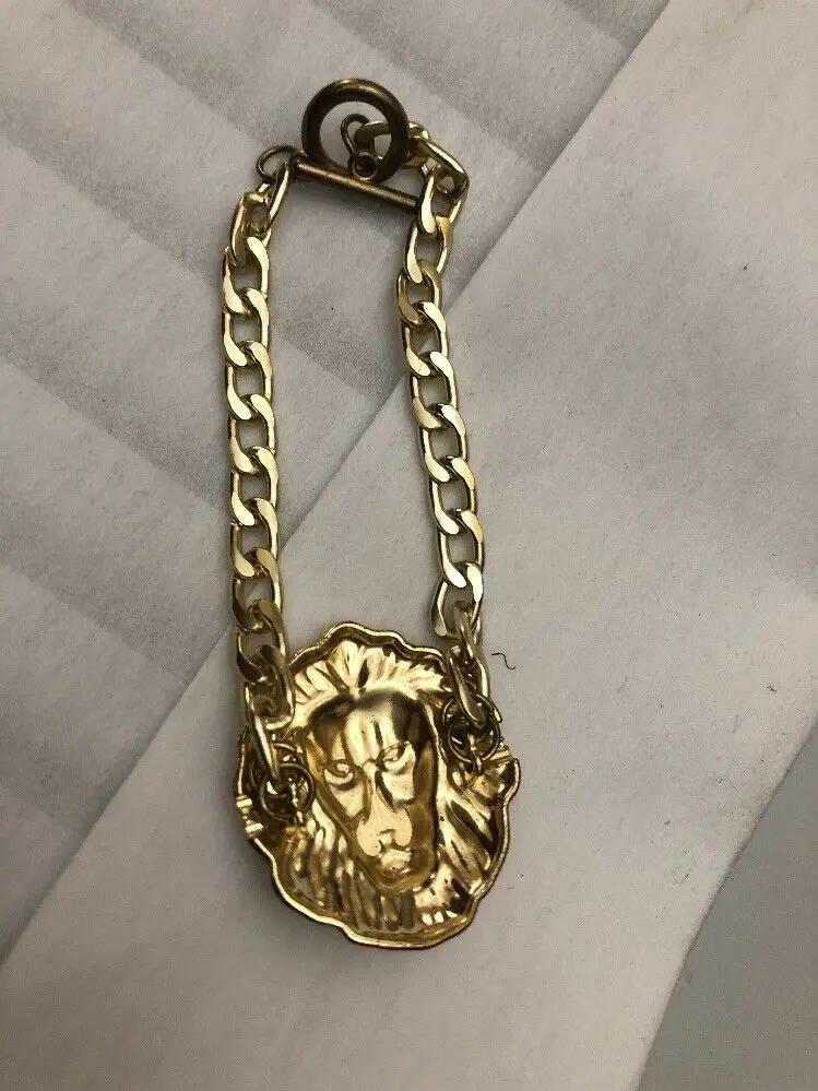Lions Head Costume Gold Braclet by DALEY1DEALS,LLC.