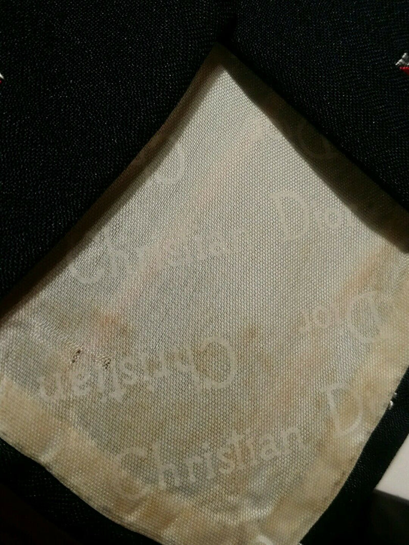 mens Christian dior newyork blue tie