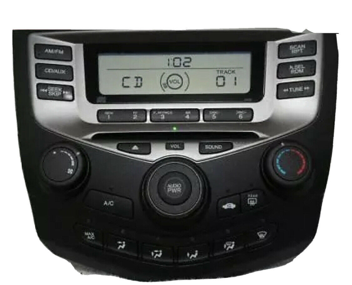03 04 05 06 HONDA Accord Radio Stereo CD Player 2AC2 Manual Temp Climate Control