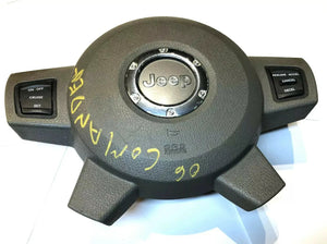 06-08 Jeep Commander Commander Front Left Driver Steering Wheel Airbag SRS