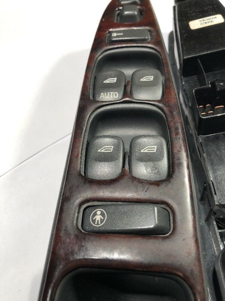 01 02 03 04 VOLVO S40 SEDAN LEFT FRONT DOOR MASTER POWER WINDOW SWITCH CONTROL