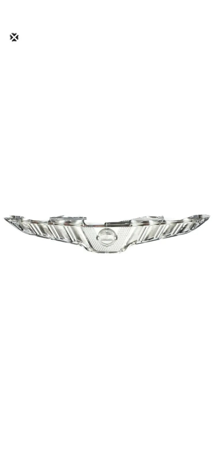 OWM Grille For 2009-2010 Nissan Murano Chrome Shell w/ Black Insert Plastic by Perfect Fit