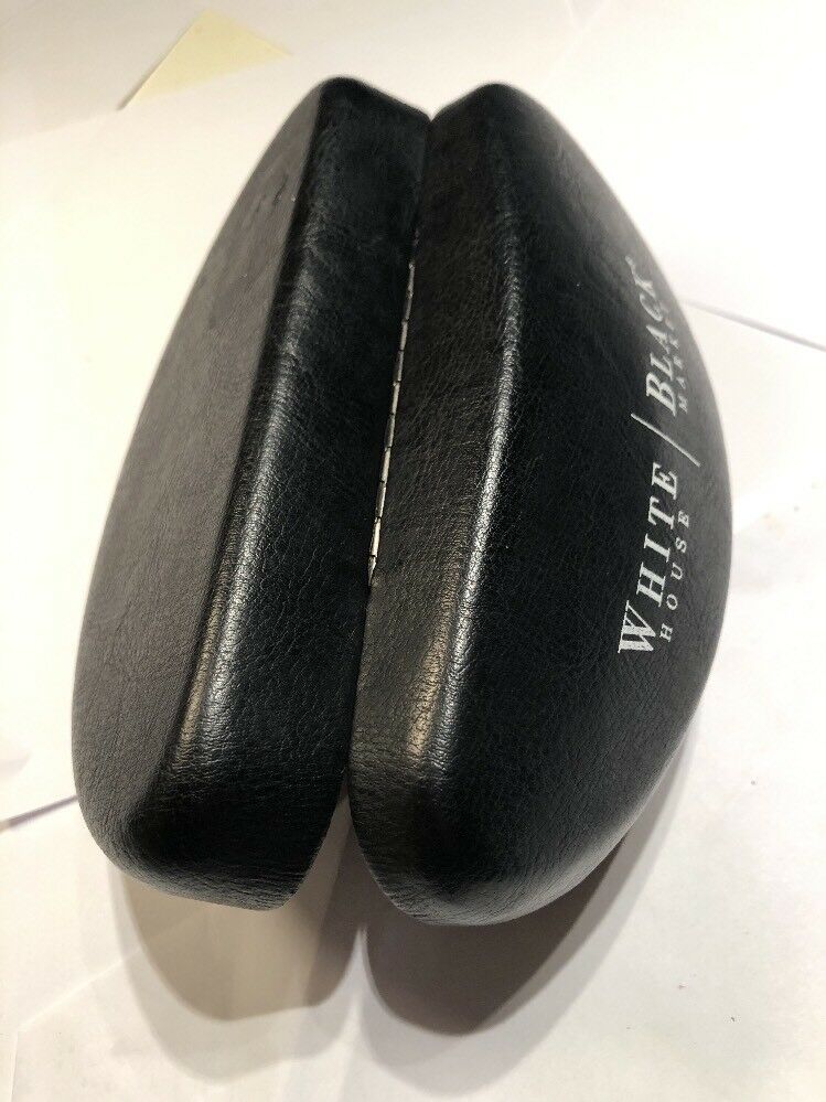 White House Black Market Hard Clamshell Sunglass Eyeglass Case Black New
