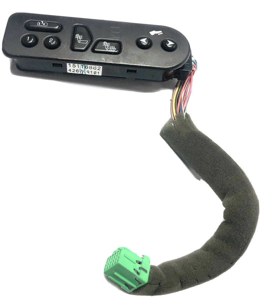 15116862 03-06 Tahoe Yukon Escalade Driver Left Headed Seat Memory  Switch C3A18