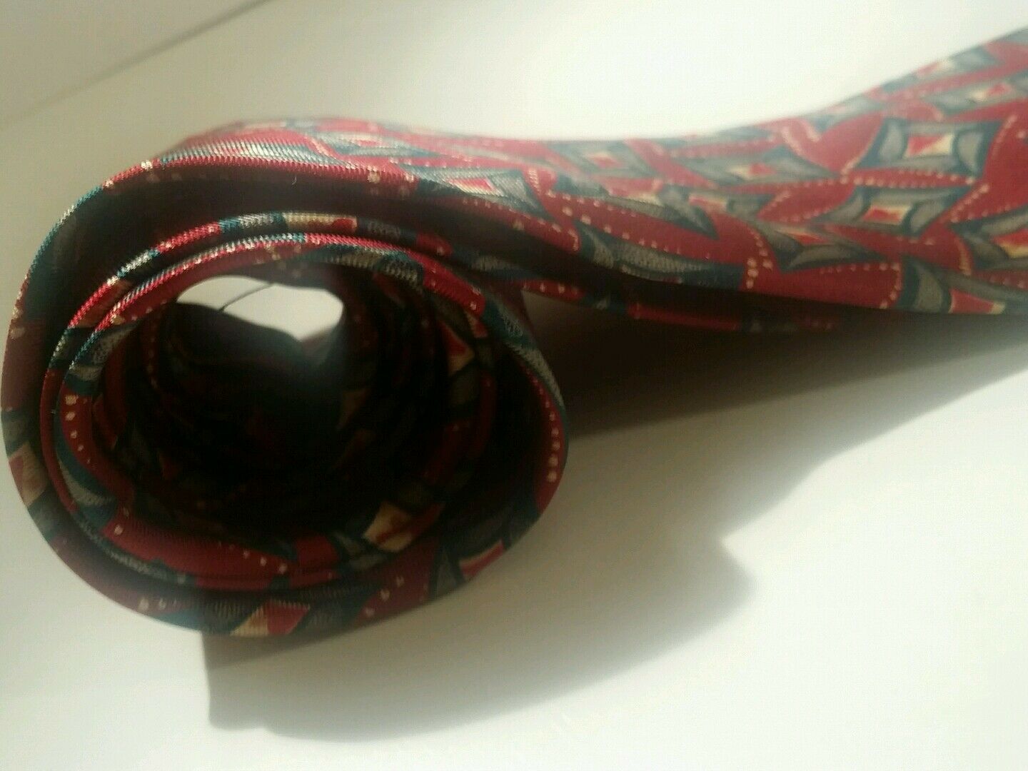 Vintage oscar de la renta colorful tie