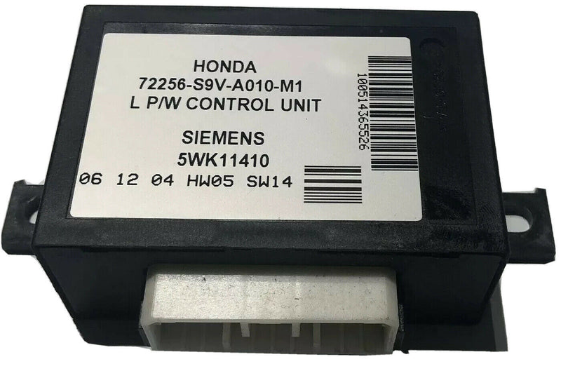 Genuine Honda 72256-S9V-A01 Left Power Window Control Unit Door Lock W/ Module