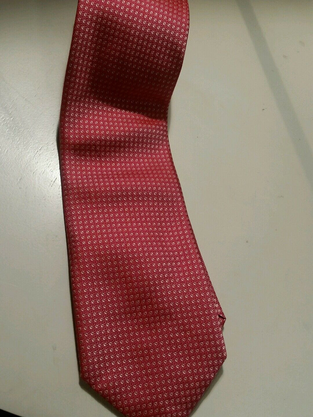 bcbg pink and white tie