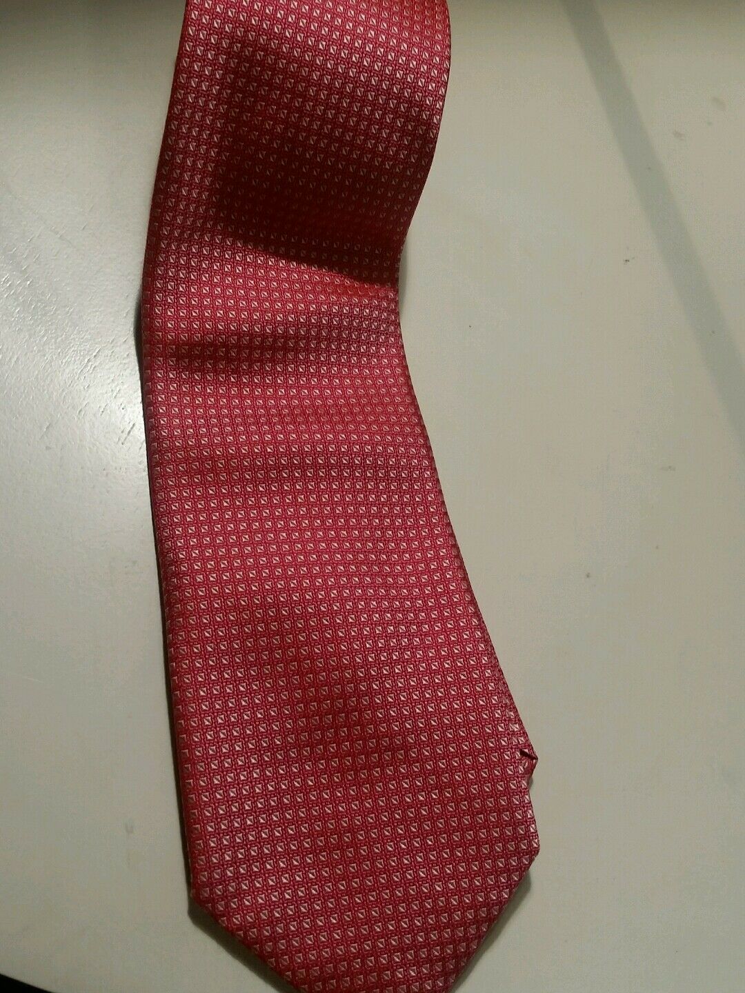bcbg pink and white tie