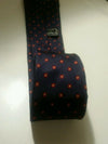 Christian dior cravates new york paris tie blue and raspberry design tie.