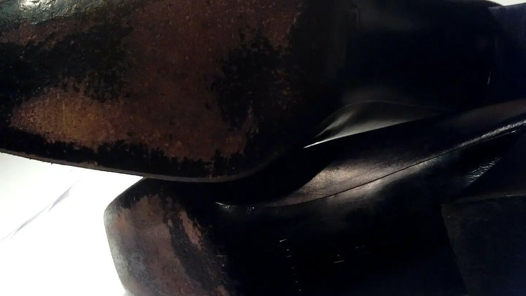 COACH 6B Black Leather Versatile Heels Pumps Italy by Coach