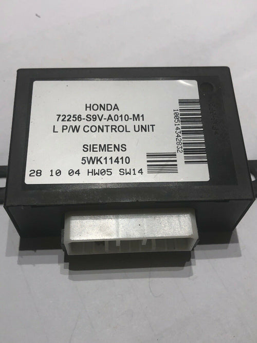 HONDA PILOT DRIVER SIDE DOOR CONTROL MODULE 72256-S9V-A010-M1 L P/W UNIT LEFT