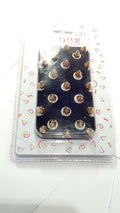 edge studded black iphone 4 phone case