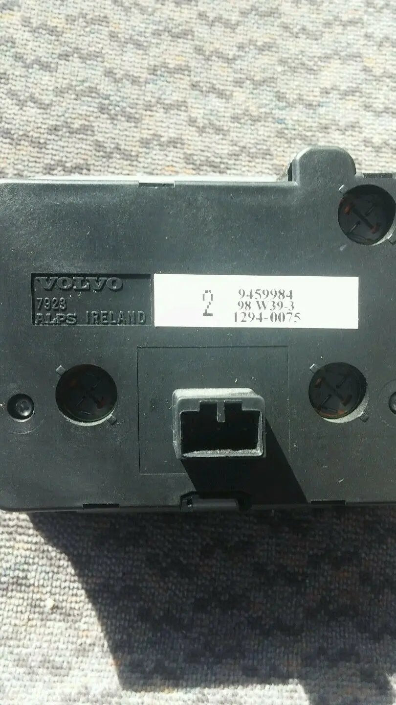 1999 Volvo S80 T6 headlight switch/with foglight OEM and dashboard dimmer switch by OEM VOLVO