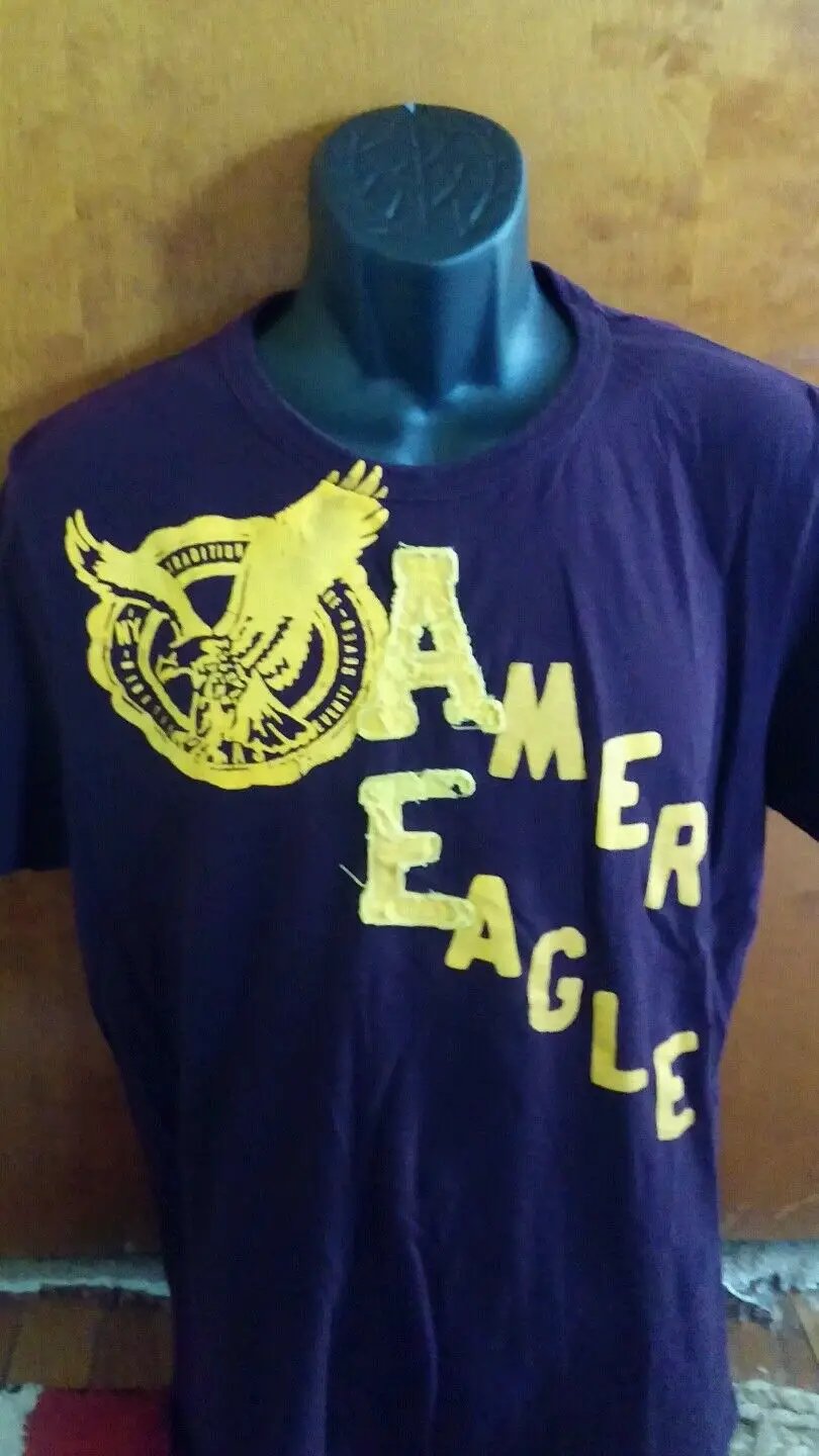 Tshirt American Eagle purple color large in size by American Eagle