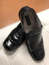 Men's Kenneth Cole Oxford Dress Shoes Landing Gear Silver Technology Black 10.5