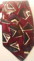 MEN NECK TIES 100% ITALY brown black . flowery. CEZANI. by DALEY1DEALS,LLC.