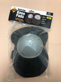 Western Safety HARD CAP KNEE PADS Black Adjustable Elastic Strap 1 SIZE FITS ALL