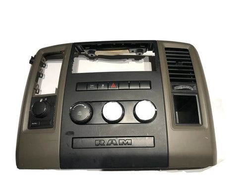 09 10 11 12 Dodge Ram Radio Climate Control Center Dash Trim Bezel Panel Unit by Dodge