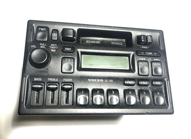 95-97 VOLVO 850 AM FM CASSETTE TAPE PLAYER RADIO SC-710 3533433-1 FACTORY OEM