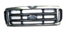 99-04 Ford F250 F350 Super Duty - Chrome Grille and Headlight Assembly w/ Black