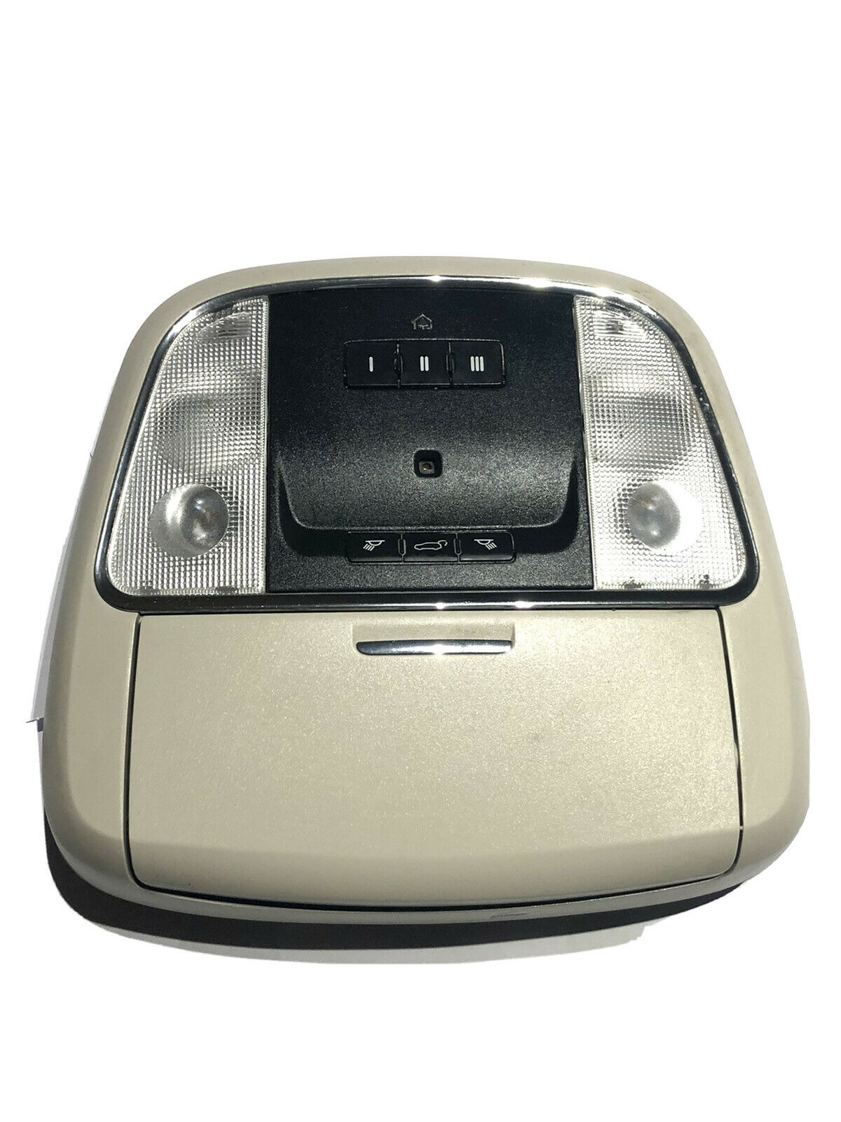 201-2013 DODGE DURANGO FRONT ROOF OVERHEAD CONSOLE DOME LIGHT GARAGE DOOR OPENER