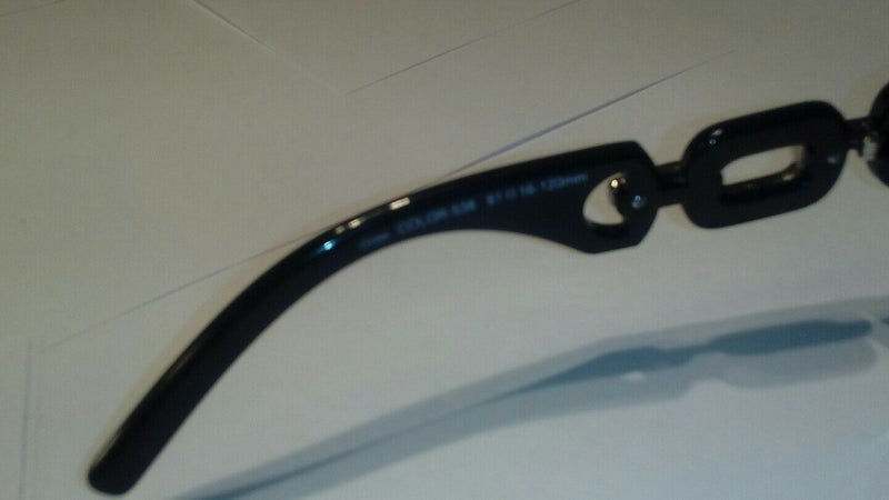 Espirit large black  oversized  sunglasses  with chain arm.