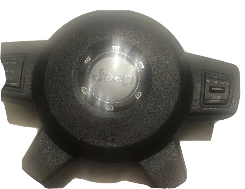 06 07 08 JEEP COMMANDER WHEEL AIRBAG BLACK OEM USED GOOD