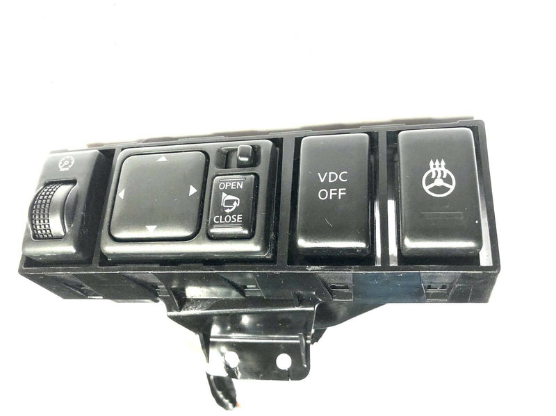 Open/close 2004 05 2009 NISSAN QUEST SIDE VIEW MIRROR SWITCH w/dimmer/VCD OFF