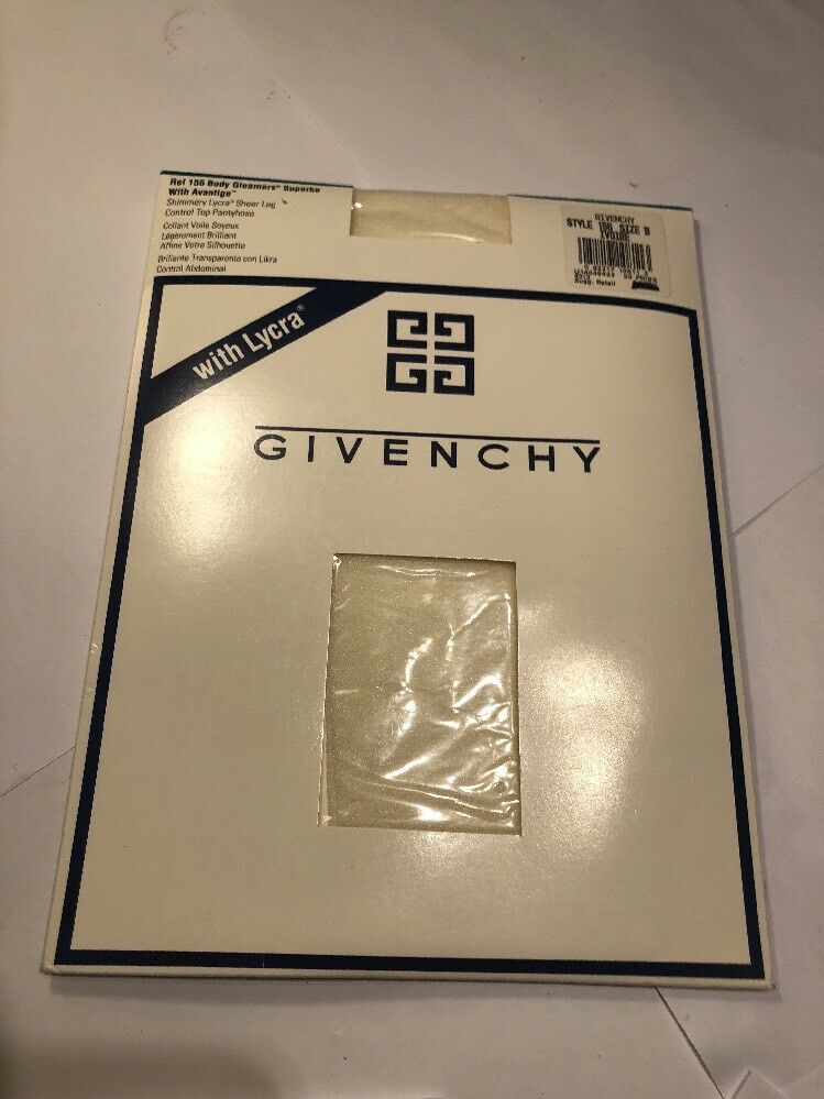 GIVENCHY With Lycra STOCKING #156 COLOR:Ivoire Sizeb