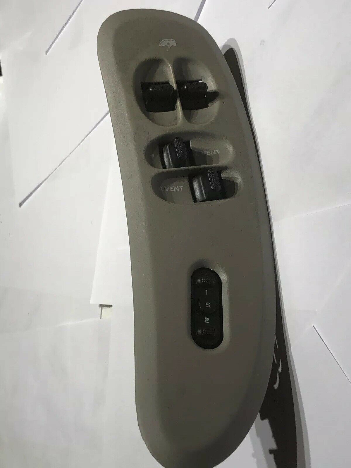 TAN / BEIGE Grand Caravan MASTER POWER WINDOW DRIVER DOOR VENT SWITCH #23
