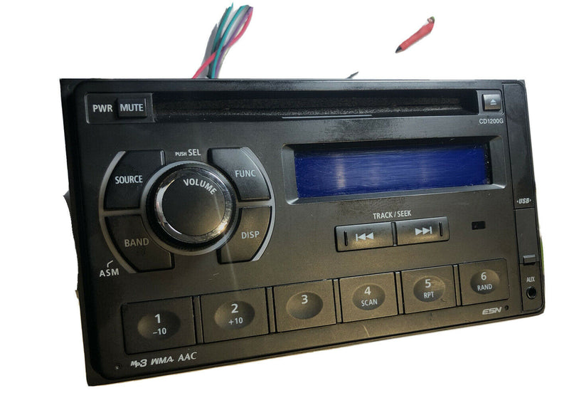 ECLIPSE CD RADIO RECEIVER PLAYER CD1200G Z0C02679 MP3 WMA AAC ESN USB  AUXILARY