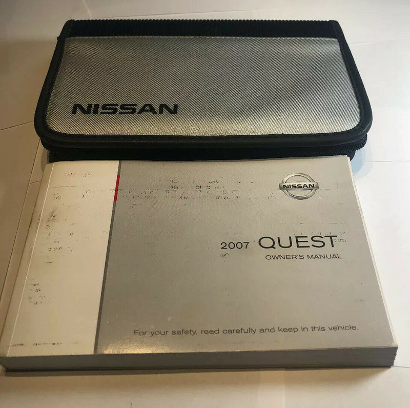 2007 Nissan  Quest   Owners Manual