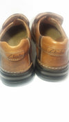 MENS SIZE US 10 M, UK9, CN265, EU43 CLARKS BROWN SHOES GENUINE LEATHER