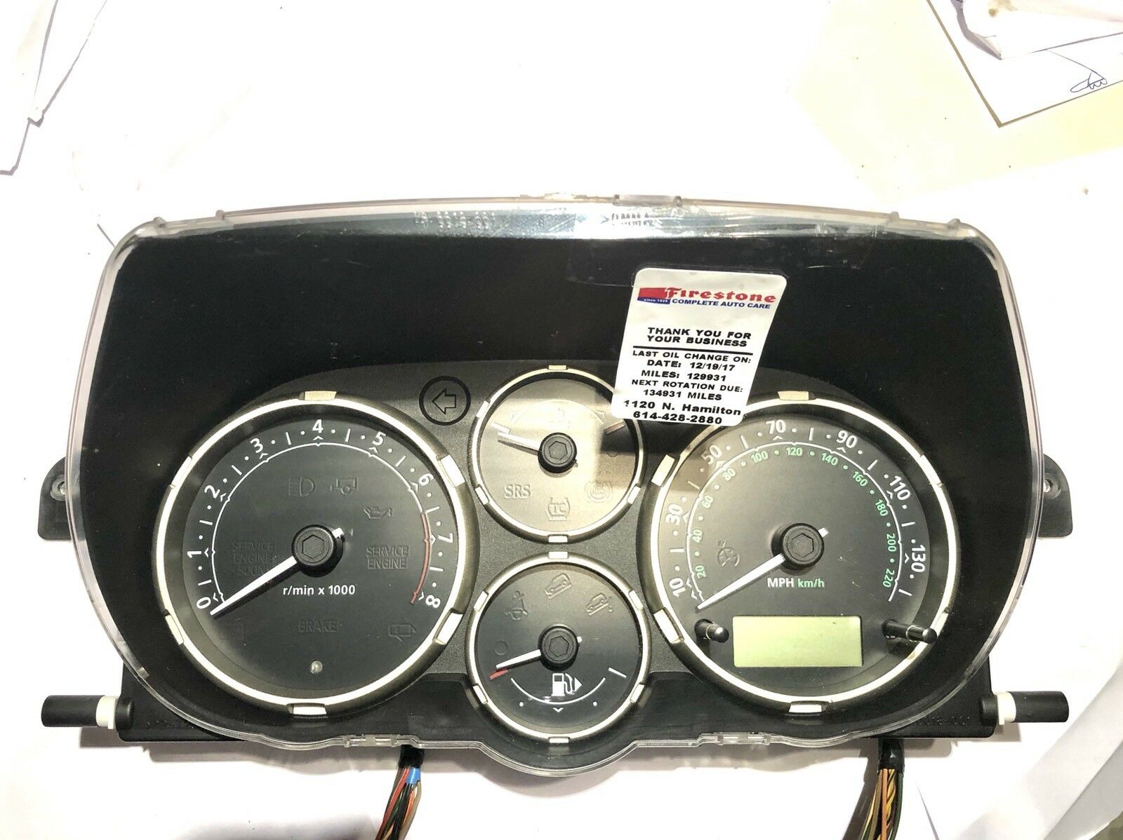 2004 05 Freelander Speedometer Instrument Cluster Dash Panel Gauges 135K- 140K,