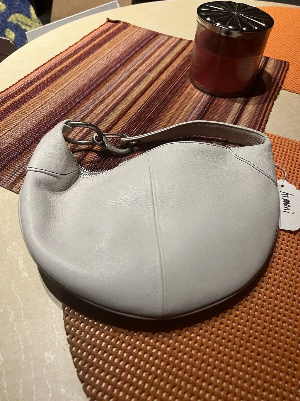 Armani Exchange Purse White 7 Height,10 Width, Strap Drop 5inch by ARMANI