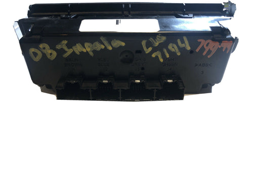06 07 08 09 10 11 IMPALA CLIMATE CONTROL PANEL TEMPERATURE UNIT HVAC OEM C5967