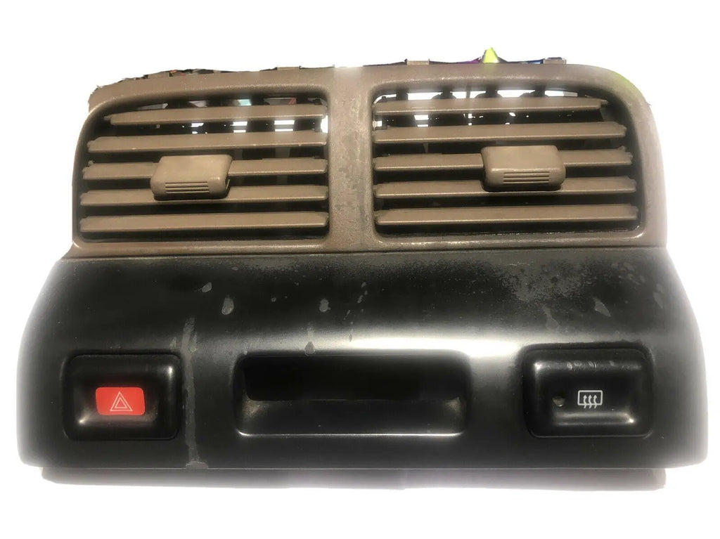 95 96 97 98 99 Nissan Maxima VENTS BLACK Clock Bezel Air AC Upper Center Dash#? by Nissan