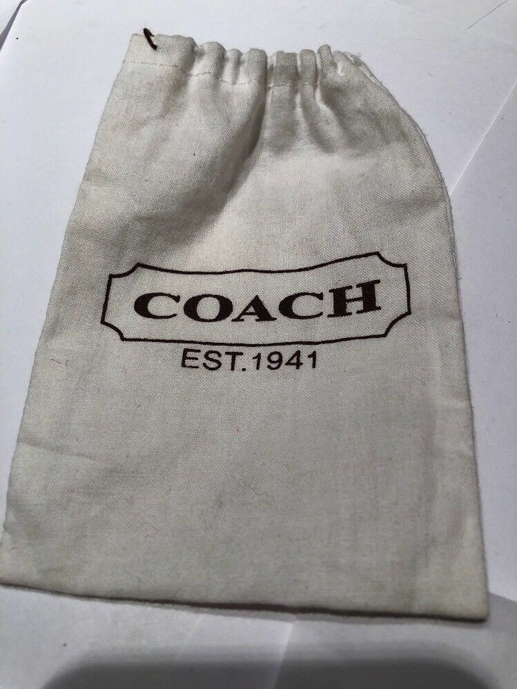 Coach Dust Bag Storage Pouch for Ring/Necklace/Keychain/ Bag Charm