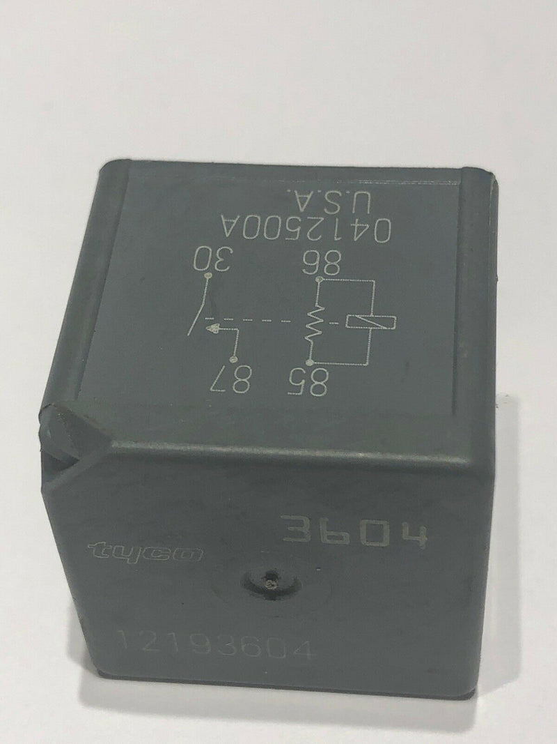Tyco Relay 12193604 3604 Relay  Gray 4 Prong