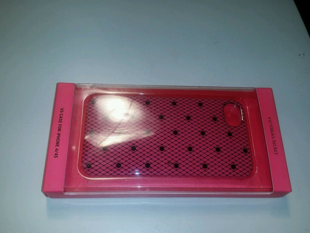 Victoria's Secret HOT PINK Sexy Fishnet iPhone 4 4S Case Cover NIB