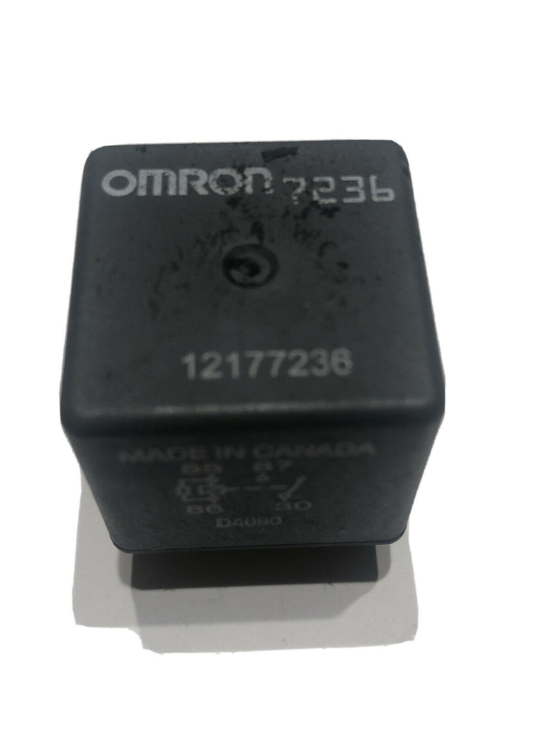Omron OEM GM 12177236 7236 Relay Fuel Defroster Fan Blower Starter Set of 5