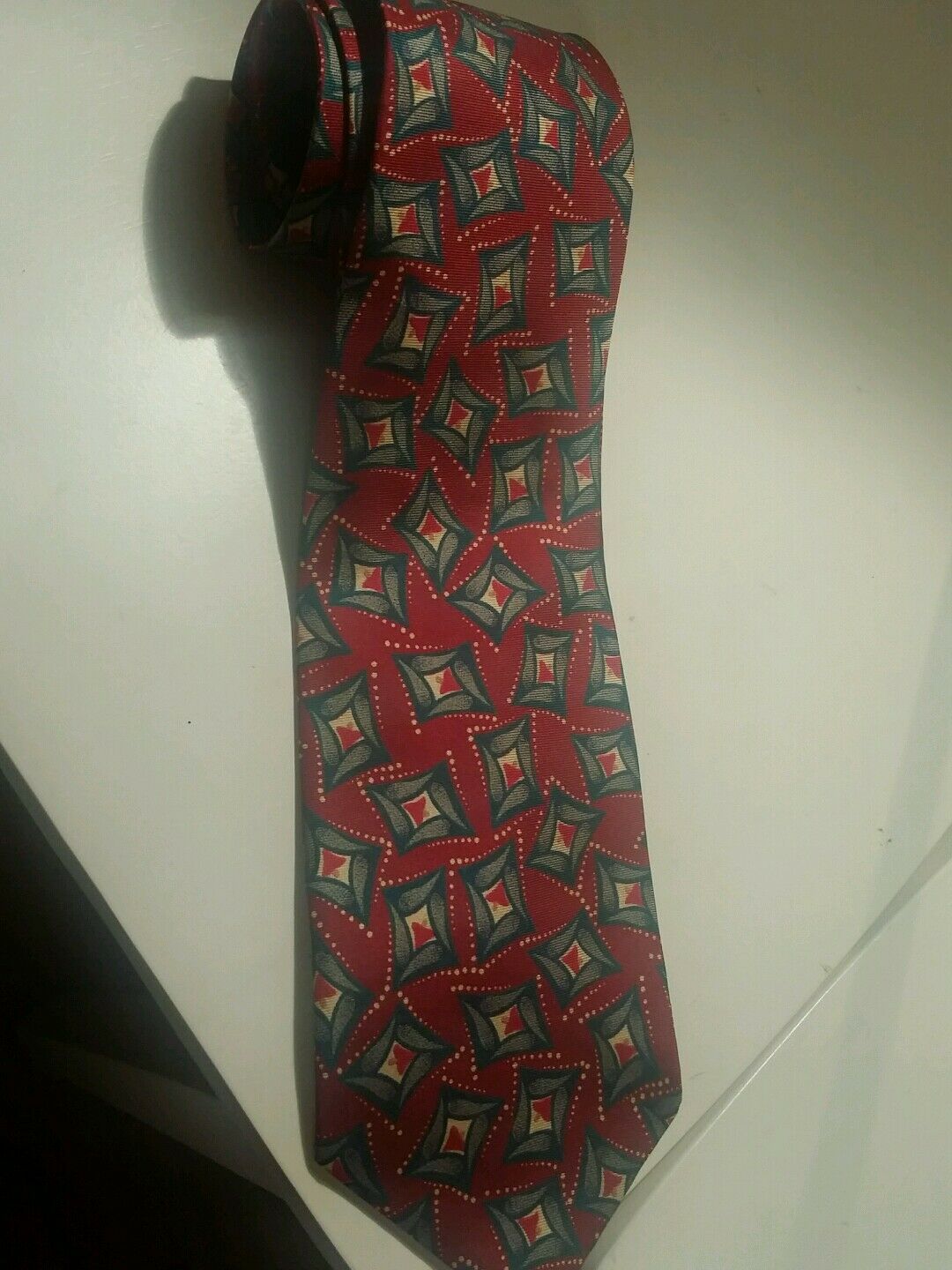 Vintage oscar de la renta colorful tie